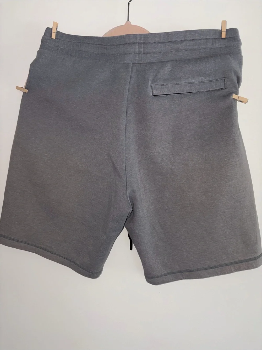 32 Degrees Grey Athletic Pull-On Shorts with Black Drawstring